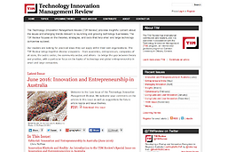 Technology innovation management review