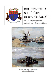 Bulletin de la Société d'histoire et d'archéologie du 13ème arrondissement de Paris