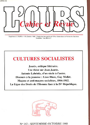 Cahier & revue de l'OURS