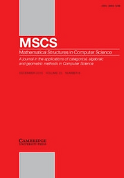 Mathematical structures in computer science