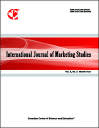 International journal of marketing studies