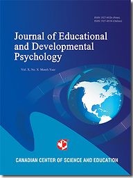 Journal of educational and developmental psychology