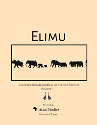 ELIMU Undergraduate Journal of African Studies