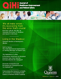 QIHI: Journal of Healthcare Improvement and Patient Safety