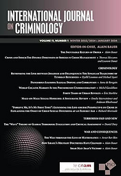 International journal of criminology & sociological theory