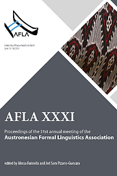 Proceedings of the Austronesian Formal Linguistics Association