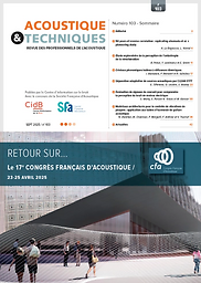 Acoustique et techniques