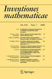 Inventiones mathematicae