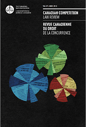 Canadian competition law review = Revue canadienne du droit de la concurrence