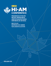 Proceedings of the Holistic Innovation in Additive Manufacturing Conference