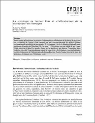 Cycles Sociologiques