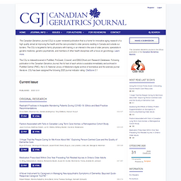 Canadian geriatrics journal