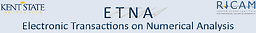 Electronic transactions on numerical analysis
