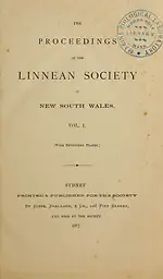 Proceedings of the Linnean Society of New South Wales