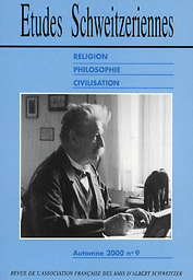 Études schweitzeriennes