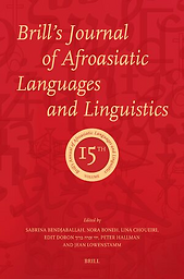 Brill's annual of afroasiatic languages and linguistics