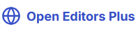 logo Open Editors Plus